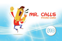 Mr Calls Phone Card $10